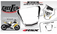 Rear seat F5 Graphic kit