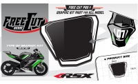 Rear seat F5 back Graphic kit