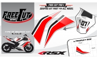 Rear seat F5 Graphic kit