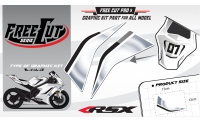 Rear seat F5 Graphic kit