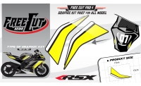 Rear seat F5 back Graphic kit