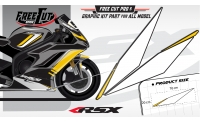 Low fairing F5 black Graphic kit