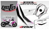 Fuel tank F5 Graphic kit