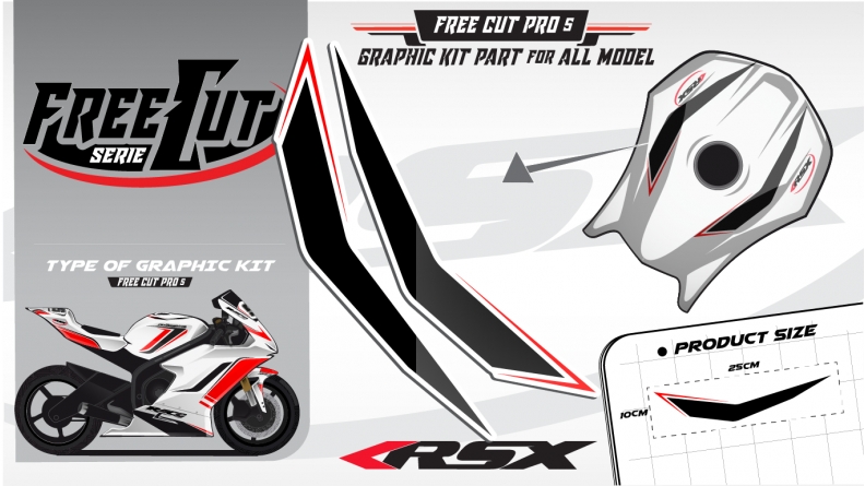 Fuel tank F5 Graphic kit