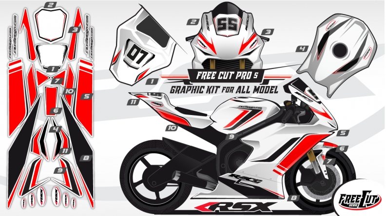 F5 Graphic kit FreeCut