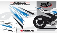 Coque arriere Kit déco F5 blanc
