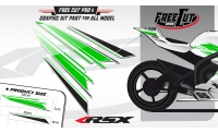 Coque arriere Kit déco F5 blanc