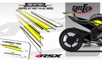 Rear seat F5 back Graphic kit