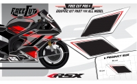 Low fairing F5 black Graphic kit