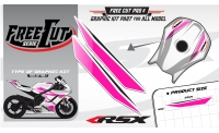 Fuel tank F5 Graphic kit