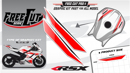 Fuel tank F6 Graphic kit