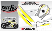 Fuel tank F5 Graphic kit