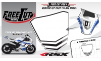 Rear seat F6 Graphic kit