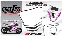 Rear seat F6 Graphic kit