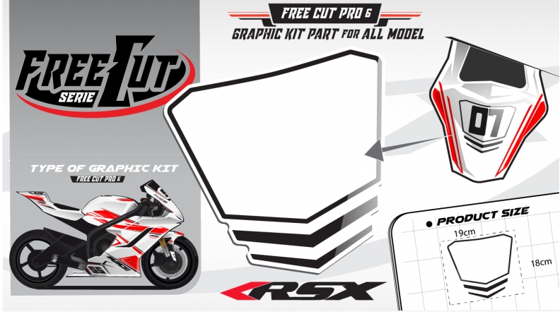 Rear seat F6 Graphic kit