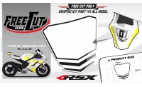 Rear seat F6 Graphic kit