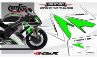 Flank F6 black Graphic kit