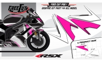 Flank F6 black Graphic kit