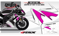 Flank F6 black Graphic kit