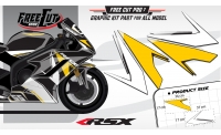 Flank F6 black Graphic kit