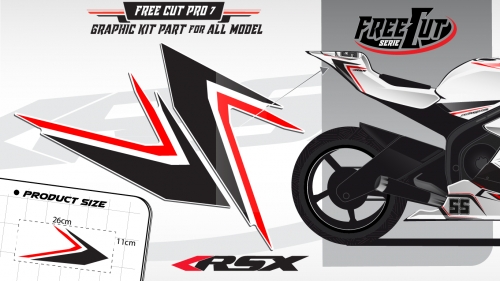 Rear seat F7 Graphic kit