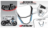 Rear seat F6 Graphic kit