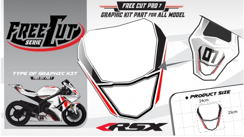 Rear seat F7 Graphic kit