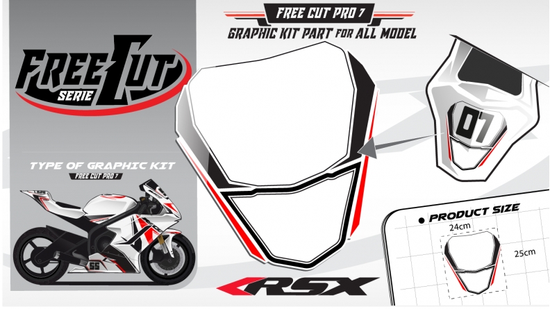 Rear seat F6 Graphic kit