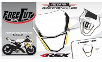 Rear seat F6 Graphic kit