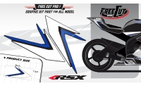 Rear seat F6 back Graphic kit