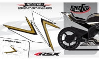 Rear seat F6 back Graphic kit