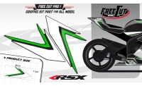 Rear seat F6 back Graphic kit