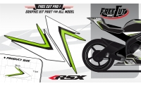 Rear seat F6 back Graphic kit