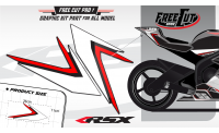 Rear seat F6 back Graphic kit