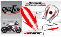 Fuel tank F6 Graphic kit