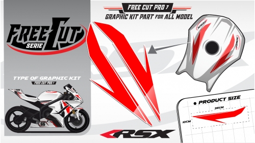 Fuel tank F6 Graphic kit