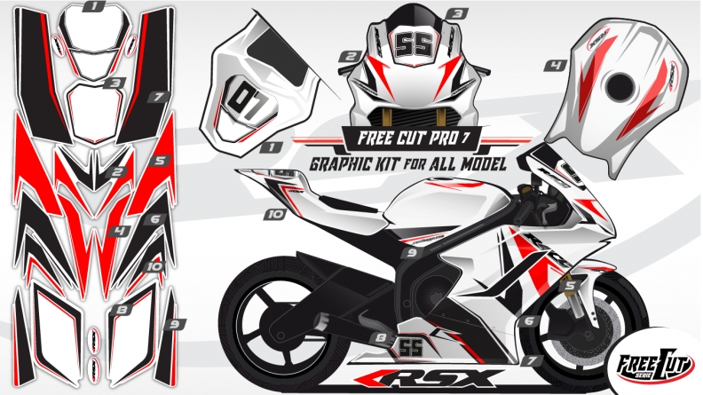 F7 Graphic kit FreeCut