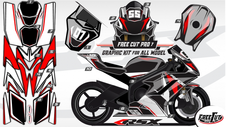 F7 Graphic kit FreeCut