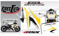 Head fork F6 Graphic kit