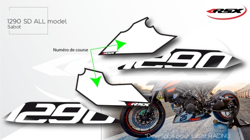 SD1290 Graphic kit low fairing